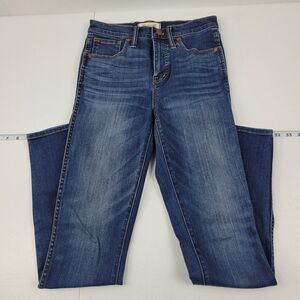 Madewell Jeans 10"‎ high-rise skinny 26t jeans womens 2891 blue 26x30
